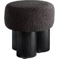 SalesFever Sitzhocker, (1 St.), mit Sitzfläche aus Teddyfell von Salesfever