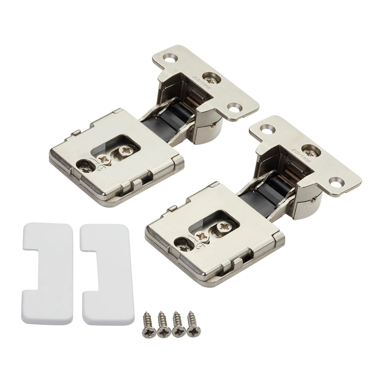 SALICE 1 Paar Conecta Scharnierset 134929 für Holzfront Nickel Matt Seitenaufschlag 14 Oder 16,5 mm SALICE 1 Paar Conecta Scharnierset 134929 für Holzfront Nickel Matt Seitenaufschlag 14 Oder 16,5 mm von Salice