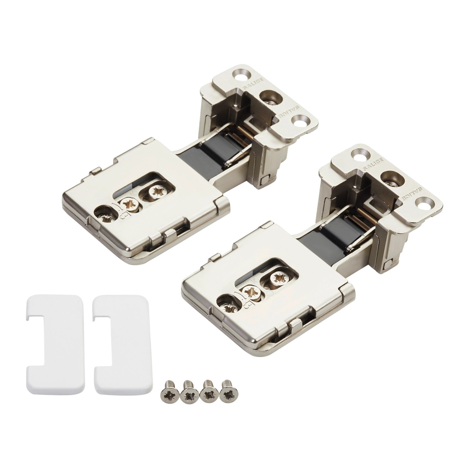 SALICE 1 Paar Conecta Scharnierset 134933 für Alurahmen Nickel Matt Seitenaufschlag 14 Oder 16,5 mm SALICE 1 Paar Conecta Scharnierset 134933 für Alurahmen Nickel Matt Seitenaufschlag 14 Oder 16,5 mm von Salice