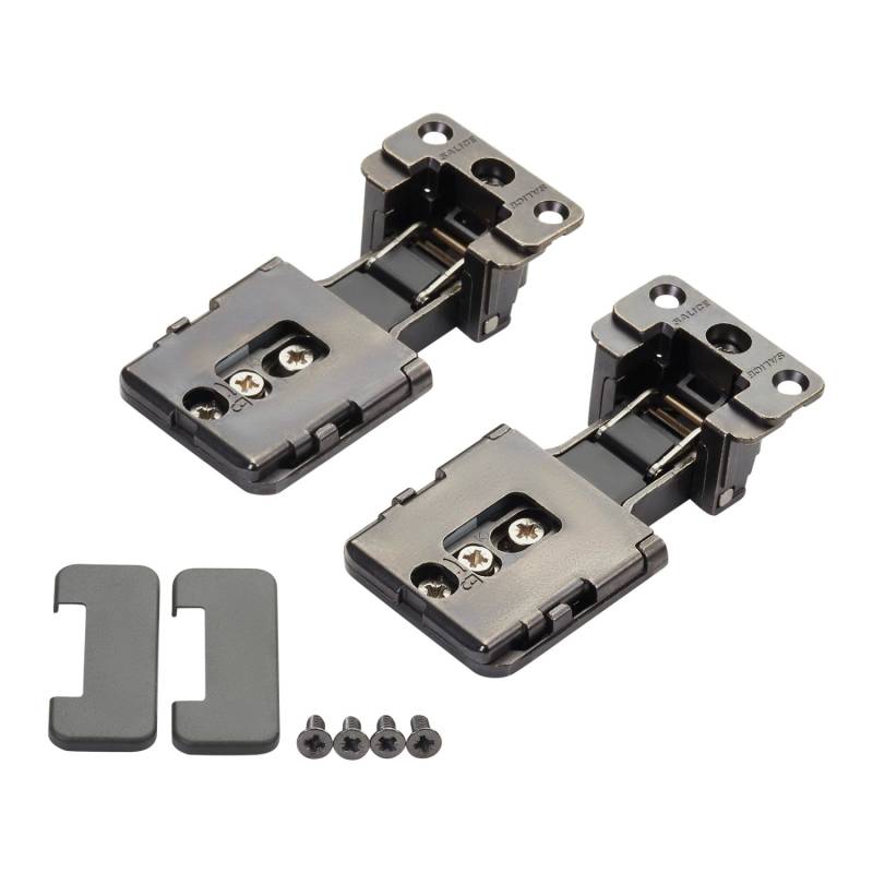 SALICE 1 Paar Conecta Scharnierset 134934 für Alurahmen Titanium Seitenaufschlag 14 Oder 16,5 mm SALICE 1 Paar Conecta Scharnierset 134934 für Alurahmen Titanium Seitenaufschlag 14 Oder 16,5 mm von Salice