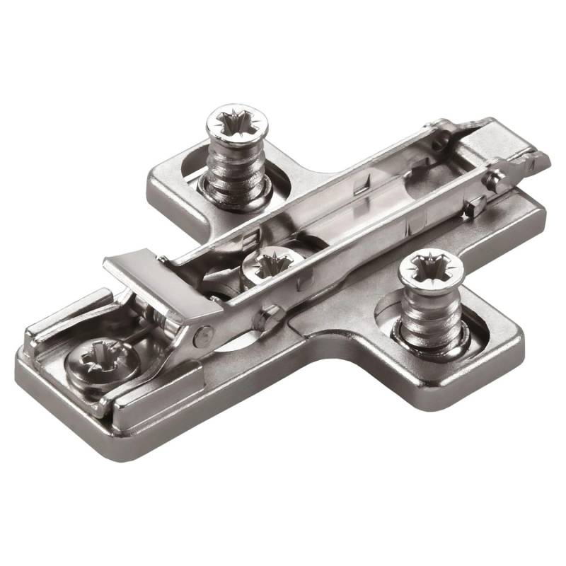 SALICE Blitz Kreuzmontageplatte H3 Exzenterverstellung mit Euroschrauben Nickel Matt SALICE Blitz Kreuzmontageplatte H3 Exzenterverstellung mit Euroschrauben Nickel Matt von Salice