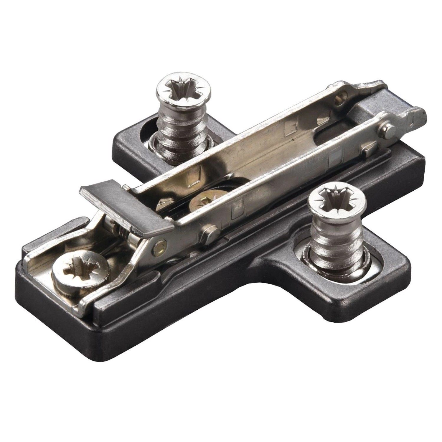 SALICE Blitz Kreuzmontageplatte H3 Exzenterverstellung mit Euroschrauben Titanium SALICE Blitz Kreuzmontageplatte H3 Exzenterverstellung mit Euroschrauben Titanium von Salice