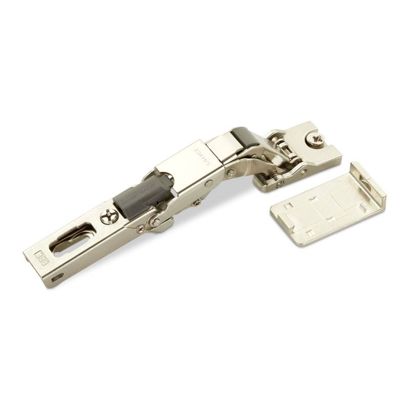 SALICE Universalscharnier für Glastüren Oder Spiegeltüren Push Open mit Negativfeder 110 Grad Nickel Matt SALICE Universalscharnier für Glastüren Oder Spiegeltüren Push Open mit Negativfeder 110 Grad Nickel Matt von Salice