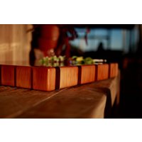 Brick Style End Grain Black Und Satin Walnu - Hartholz-Schneidebrett Zum Schneiden Präsentieren Brick Style End Grain Black Und Satin Walnu - Hartholz-Schneidebrett Zum Schneiden Präsentieren von SalineRiverWorkshop