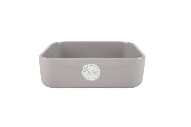 Sallys Auflaufform - Stoneware Ofenform eckig 23,5 x 23,5 x 7 cm von Sallys
