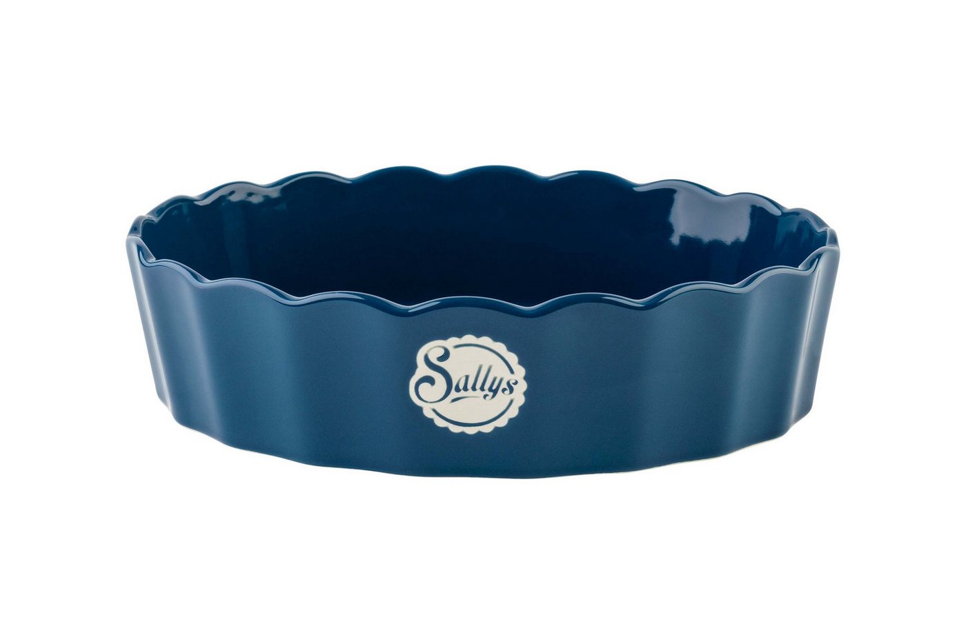 Sallys Auflaufform - Stoneware Ofenform oval 24,5 x 18,5 cm x 6,5 cm von Sallys