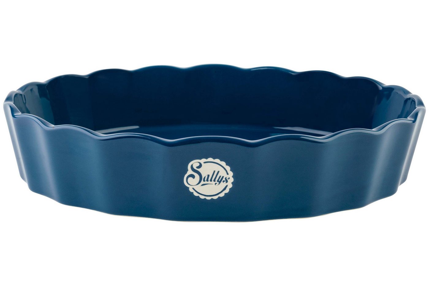 Sallys Auflaufform - Stoneware Ofenform oval 36,5 x 27,5 cm x 7,5 cm von Sallys
