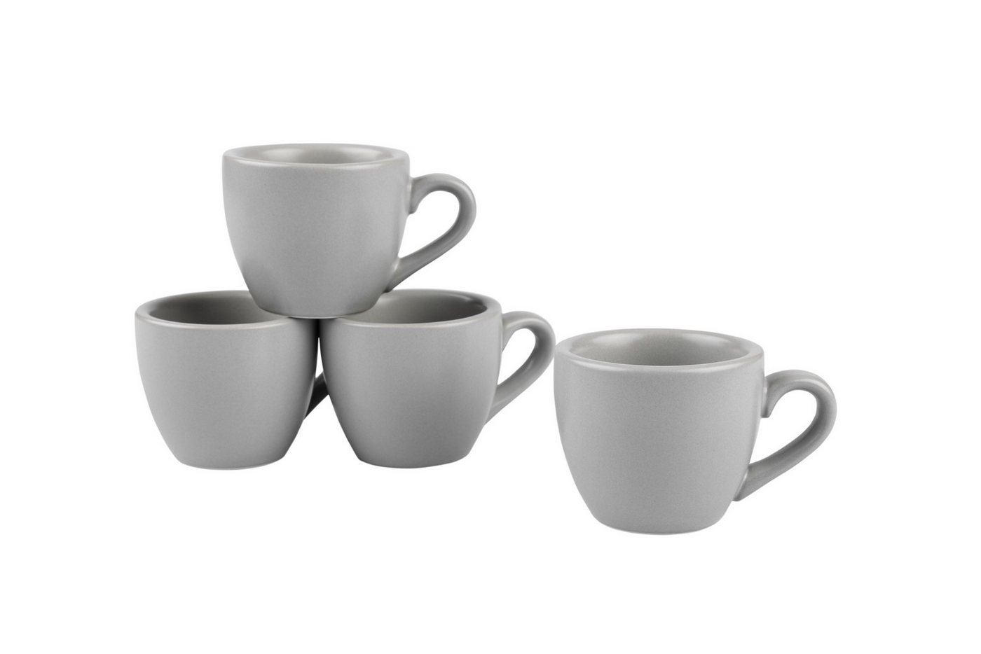 Sallys Espressotasse - Silky Glaze Tassen 4er Set, Hochwertiges Porzellan von Sallys