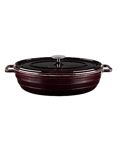 Sallys Gusseisenbräter Alime (Plum Purple Majolika) von Sallys