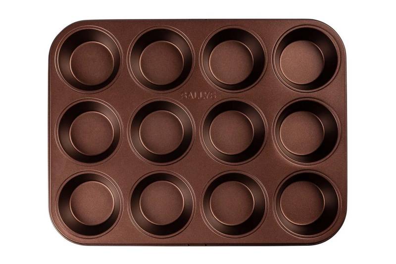 Sallys Muffinform für bis zu 12 Muffins, (12-tlg), hitzebeständig bis 240 °C von Sallys