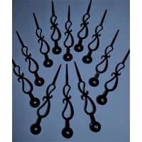 12 Neue Schwarze Aluminium Fancy Design Uhr Minutenzeiger Für Ihre Projekte - Handwerk & Etc..5 1/4 von SallysClockHands