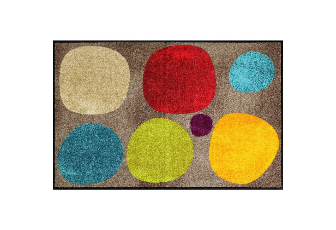 Läufer Broken Dots Colourful 075x120 cm, Salonloewe, Rechteckig, Höhe: 750 mm von Salonloewe