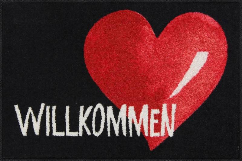Salonloewe Fußmatte Salonloewe GROSSHERZIG Fußmatte Wohnmatte 50 x 75 cm, Salonloewe GROSSHERZIG Fußmatte 50 x 75 cm von Salonloewe