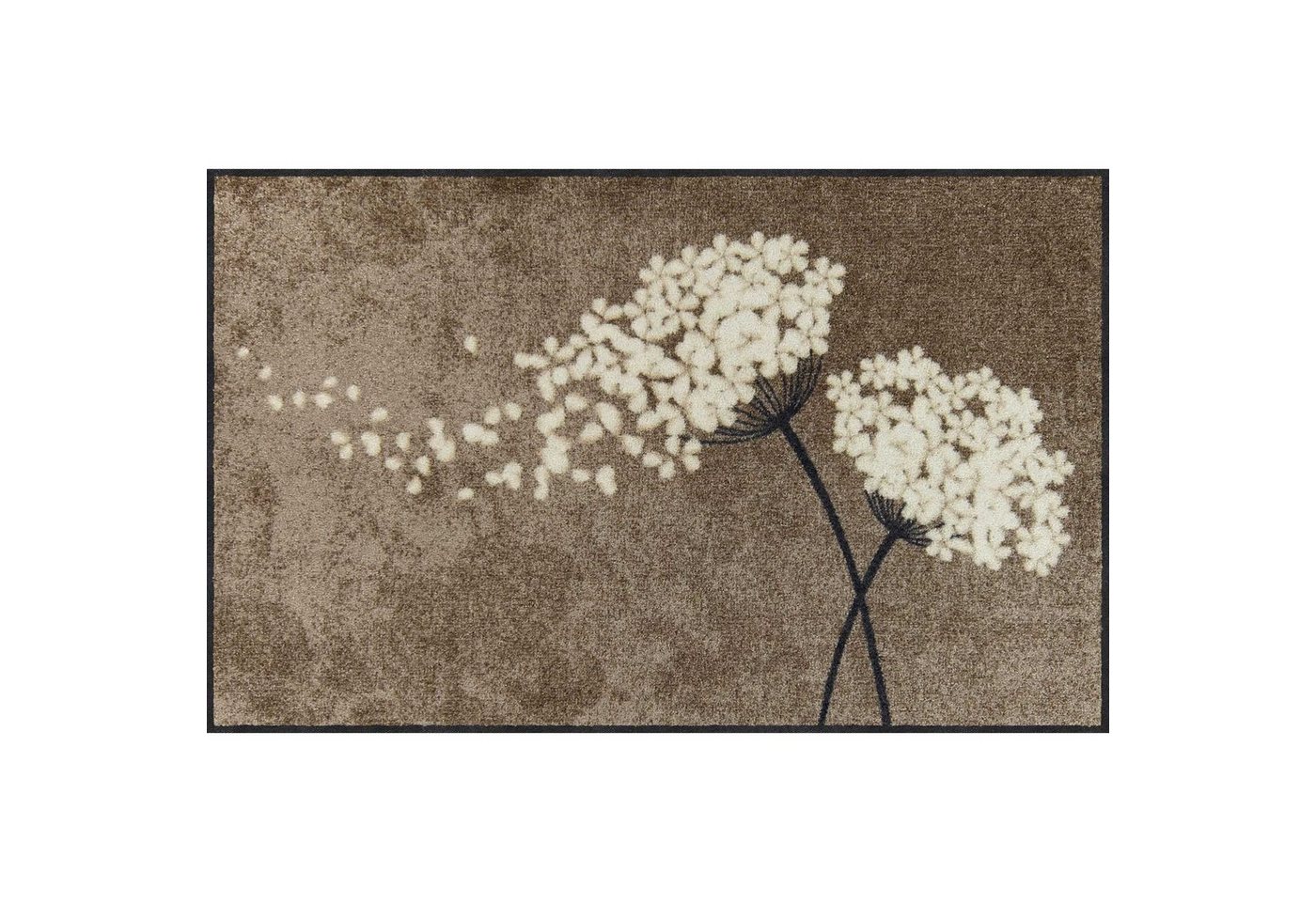 Läufer Wishfull Blossom taupe SLD2738 075x120, Salonloewe, Rechteckig, Höhe: 750 mm von Salonloewe