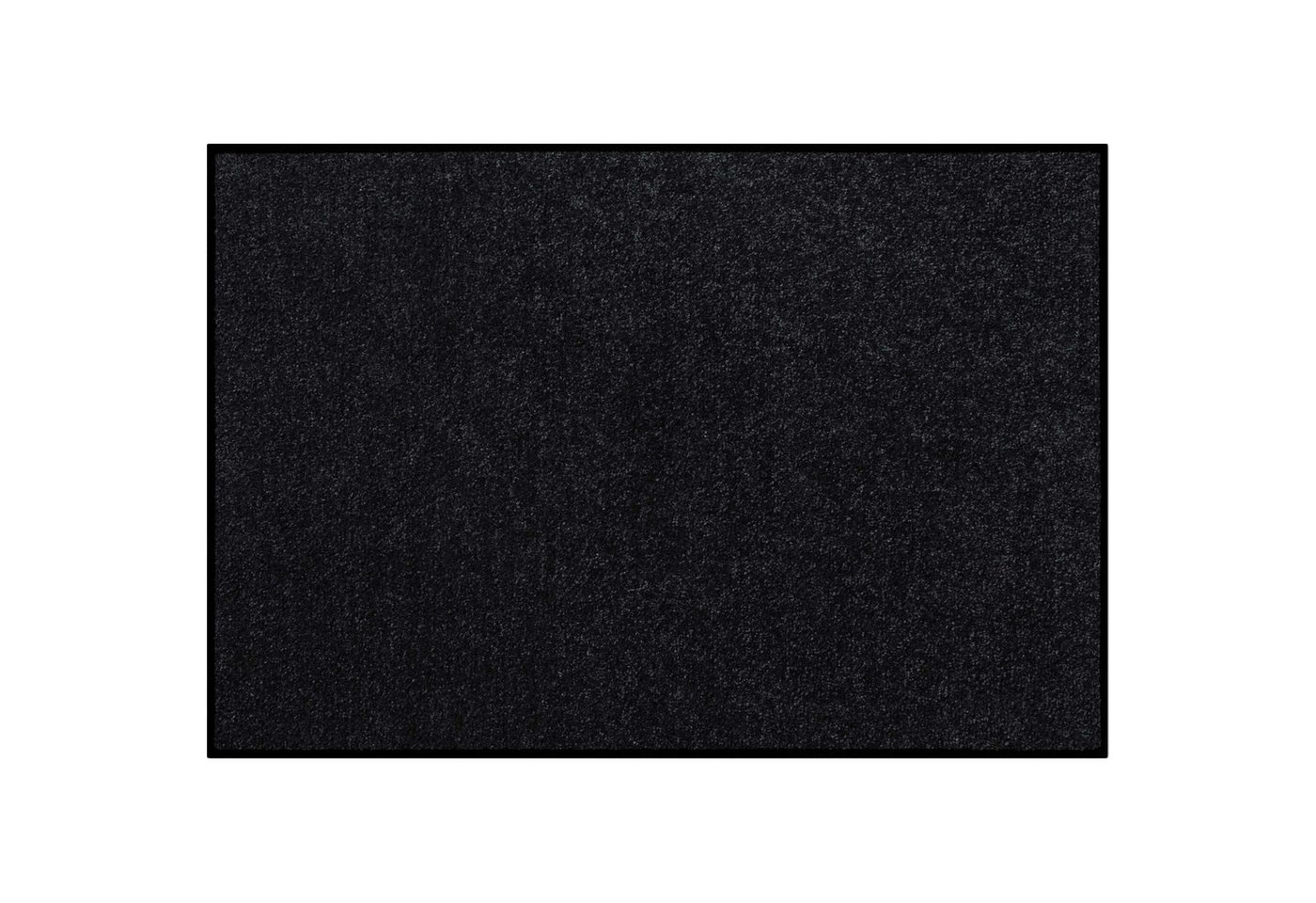 Fußmatte Schwarz 050x075 cm, Salonloewe, Rechteckig, Höhe: 500 mm von Salonloewe