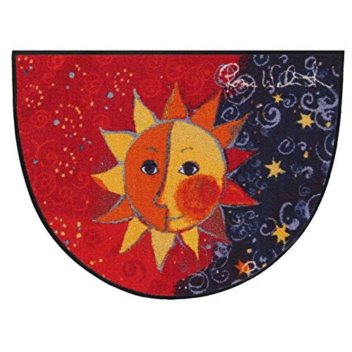 Rosina Wachtmeister Fußmatte Sole Remake H60x85 cm Sauberlaufmatte Fußabtreter außen Motiv-Fußmatte Katzen von Salonloewe