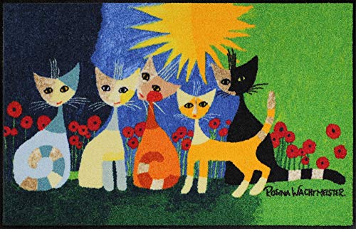 Rosina Wachtmeister Fußmatte waschbar UNA Bella compagnia 075x120 cm Rosina Wachtmeister Fußmatte waschbar UNA Bella compagnia 075x120 cm von Salonloewe