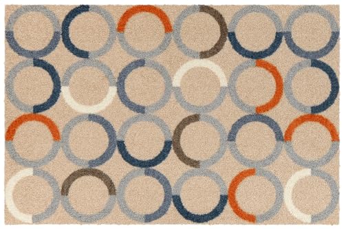 Salonloewe Eingangsmatte & Fußmatte Bilbo in 0,50 x 0,75 cm - Fußabtreter & Sauberlaufmatte für den Innenbereich - Waschbare Schmutzfangmatte mit Buntem Design von Salonloewe