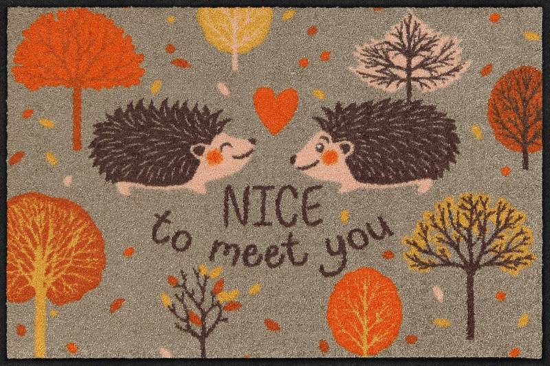 Salonloewe Fußmatte Fußmatte 050x075 cm Forest Date, Eingangsmatte normal, Höhe: 500 mm von Salonloewe