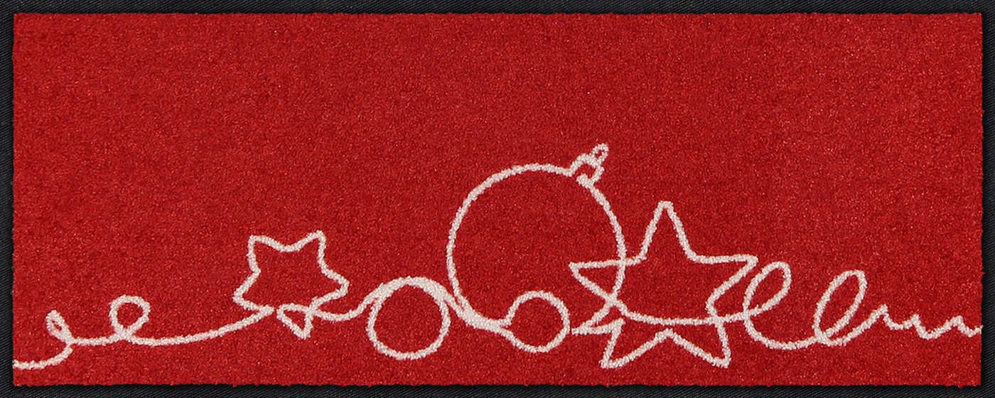 Salonloewe Fußmatte Fußmatte "XMAS garland", eckig, Höhe: 7 mm, Motiv Salonloewe Fußmatte Fußmatte "XMAS garland", eckig, Höhe: 7 mm, Motiv von Salonloewe