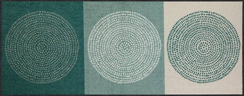 Salonloewe Fußmatte Salonloewe NESTOR SAGE BEIGE Fußmatte Wohnmatte 75 x 190 cm, Rechteckig, Höhe: 7 mm, In- und Outdoor, waschbar bei 40° Grad und trocknergeeignet von Salonloewe