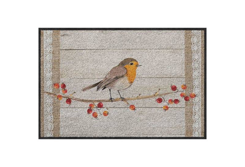 Salonloewe Fußmatte Fußmatte 50 x 75 cm Twiggy sand, Eingangsmatte normal, Höhe: 500 mm von Salonloewe
