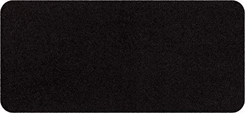 Salonloewe Fußmatte waschbar schwarz 30 x 60 cm Schmutzfangmatte unifarben rutschfest Eingangs-Matte Salonloewe Fußmatte waschbar schwarz 30 x 60 cm Schmutzfangmatte unifarben rutschfest Eingangs-Matte von Salonloewe