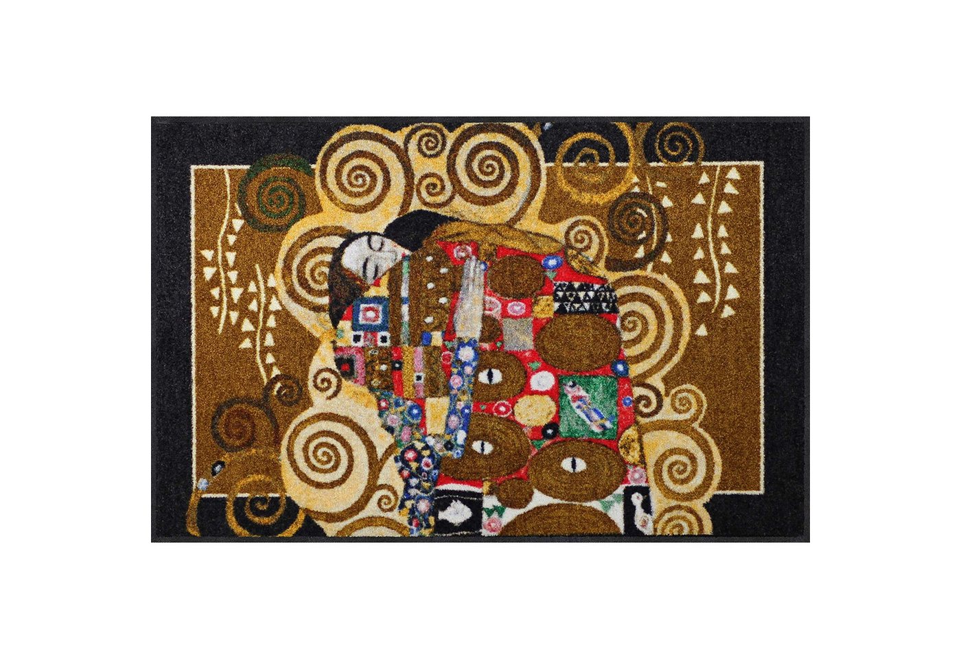 Salonloewe Läufer Die Erfüllung Melange Art Gallery - Gustav Klimt, Eingangsmatte groß, Höhe: 750 mm Salonloewe Läufer Die Erfüllung Melange Art Gallery - Gustav Klimt, Eingangsmatte groß, Höhe: 750 mm von Salonloewe