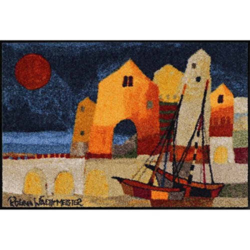 Salonloewe Rosina Wachtmeister Fußmatte waschbar Sunset Glow 50x75 cm Eingangs-Matte bunt von Salonloewe