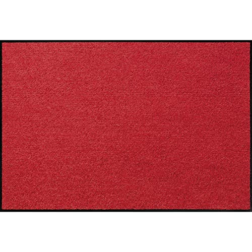 SLU1030-040x060 Fußmatte Wohnmatte SALONLOEWE ROT ca. 40 x 60 cm von Salonloewe