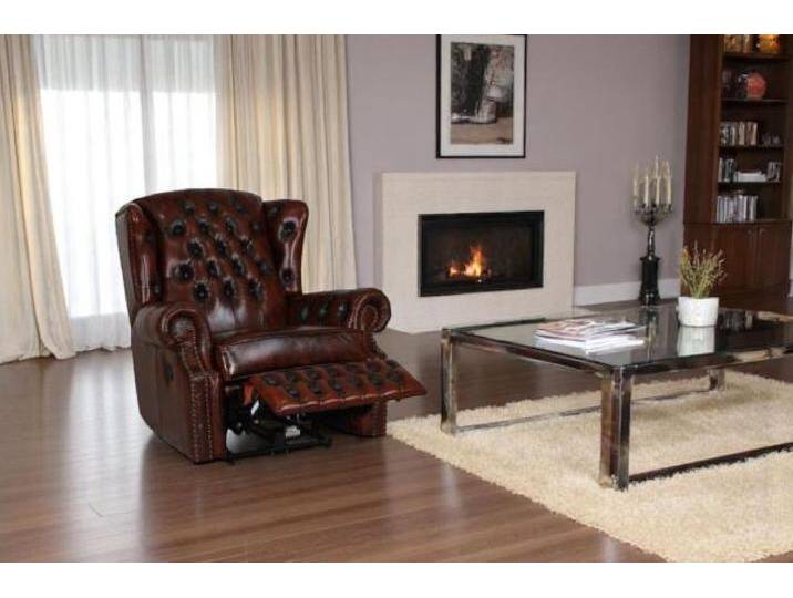 Chesterfield Ohrensessel Stunning Leder Recliner Ledersessel Relaxsessel Motor Chesterfield Ohrensessel Stunning Leder Recliner Ledersessel Relaxsessel Motor von Salottini