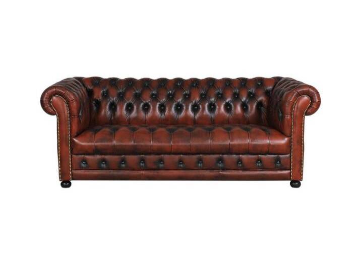 Salottini Chesterfield-Sofa 4er XL Sofa Chesterfield 4-Sitzer Couch King Deluxe, XL Sofa, rot Salottini Chesterfield-Sofa 4er XL Sofa Chesterfield 4-Sitzer Couch King Deluxe, XL Sofa, rot von Salottini