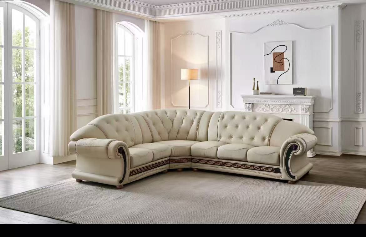 Salottini Chesterfield-Sofa Chesterfield Oriental Ecksofa Eckcouch BEIGE Wohnlandschaft, Exklusives Design Salottini Chesterfield-Sofa Chesterfield Oriental Ecksofa Eckcouch BEIGE Wohnlandschaft, Exklusives Design von Salottini