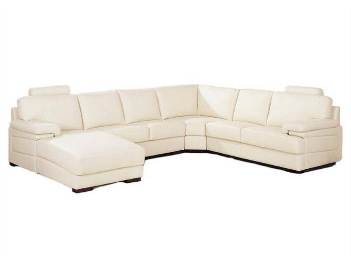 Salottini Ecksofa Ecksofa Adriano Wohnlandschaft Leder Beige, Federkern, beige Salottini Ecksofa Ecksofa Adriano Wohnlandschaft Leder Beige, Federkern, beige von Salottini
