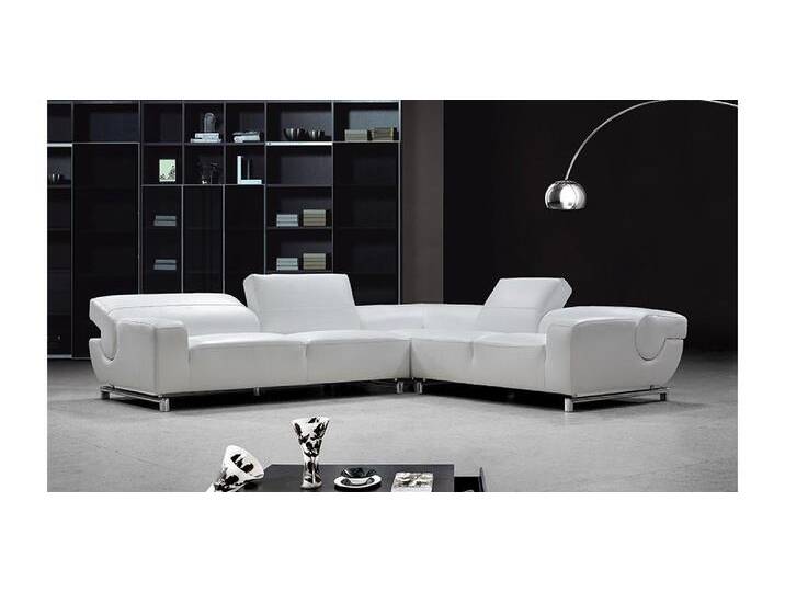 Salottini Ecksofa Edles Ecksofa Bernado Leder Eckcouch Weiß, 3 Teile, Taschenfederkern, weiß Salottini Ecksofa Edles Ecksofa Bernado Leder Eckcouch Weiß, 3 Teile, Taschenfederkern, weiß von Salottini
