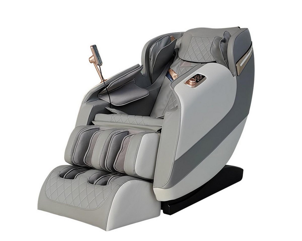Salottini Massagesessel Toller Relaxsessel Massagesessel Sessel Biel Wärmefunktion grau, mit Relaxfunktion von Salottini