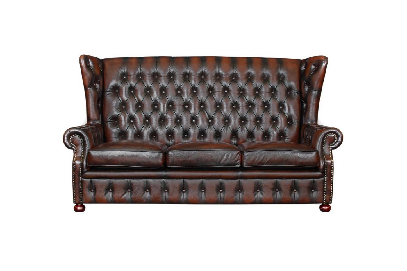 Salottini Sofa 3er Sofa Chesterfield 3-Sitzer Couch Nora Deluxe Garnitur, Vollleder Salottini Sofa 3er Sofa Chesterfield 3-Sitzer Couch Nora Deluxe Garnitur, Vollleder von Salottini