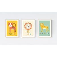 3 Tier Kinder Drucke - Wandkunst Illustration von Salpdesign
