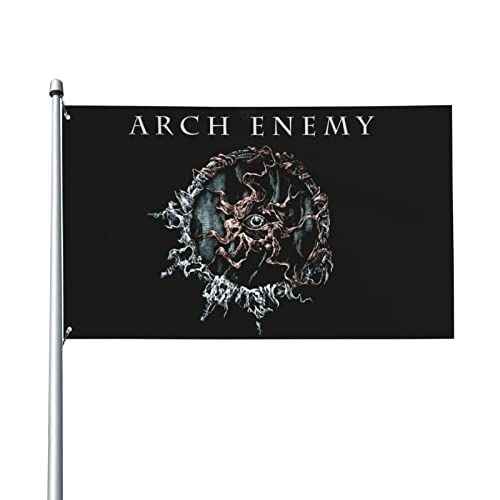 Arch Bridge Enemy Flagge, 90 x 150 cm, Garten- und Hof-Hausflaggen, Grußbanner, Innen- und Außenbereich, Party- und Heimdekoration von Salpica