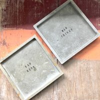 Beton Valet Dish Handgemachter Schmuckhalter Aus von SaltAndSeaPottery