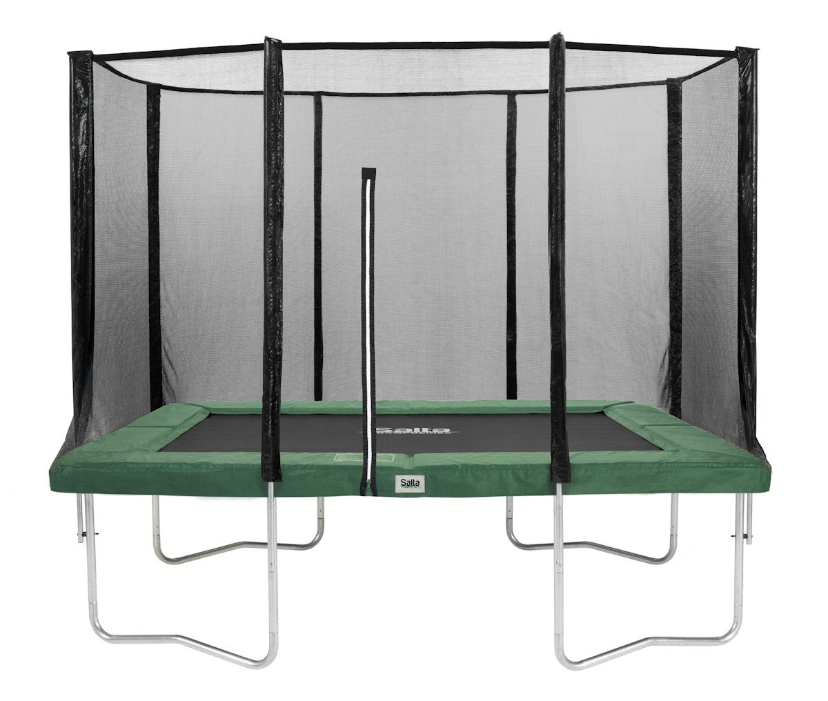 Salta Trampolin Combo mit Sicherheitsnetz-grün-214 x 305 cm von Salta / Toptwence