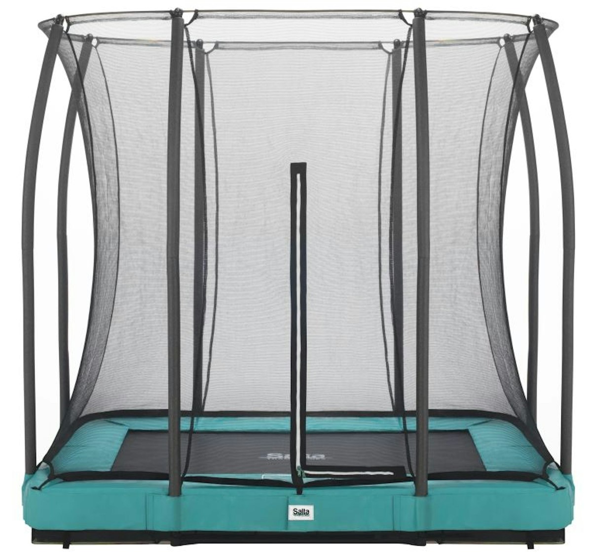 Salta Trampolin Comfort Edition Ground mit Sicherheitsnetz 214 x 153 cm grün von Salta / Toptwence