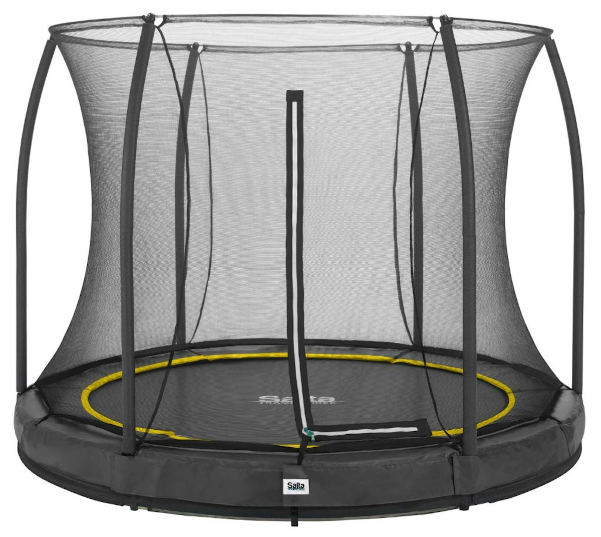 Salta Trampolin Comfort Edition Ground mit Sicherheitsnetz Ø 183 cm schwarz von Salta / Toptwence