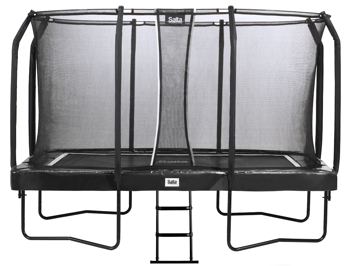 Salta Trampolin First Class 214 x 366 cm mit Sicherheitsnetz und Leiter-schwarz von Salta / Toptwence