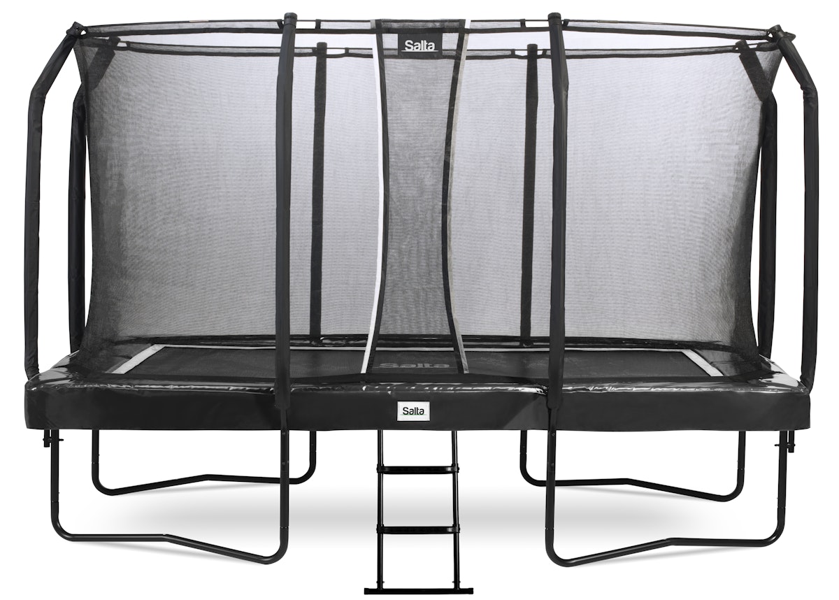 Salta Trampolin First Class 244 x 427 cm mit Sicherheitsnetz und Leiter-schwarz von Salta / Toptwence