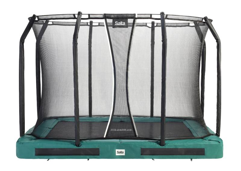 Salta Trampolin Premium Ground mit Sicherheitsnetz 305 x 214 cm grün von Salta / Toptwence