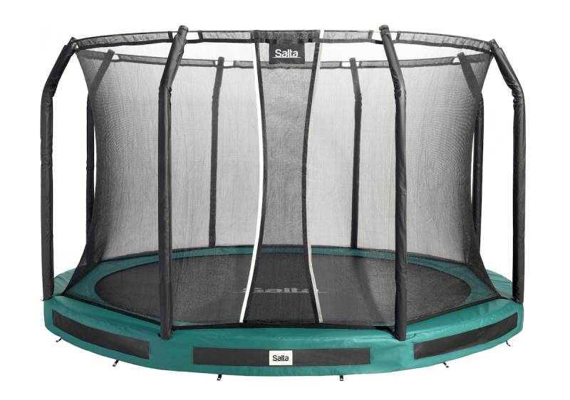 Salta Trampolin Premium Ground mit Sicherheitsnetz Ø 396 cm grün Salta Trampolin Premium Ground mit Sicherheitsnetz Ø 396 cm grün von Salta / Toptwence