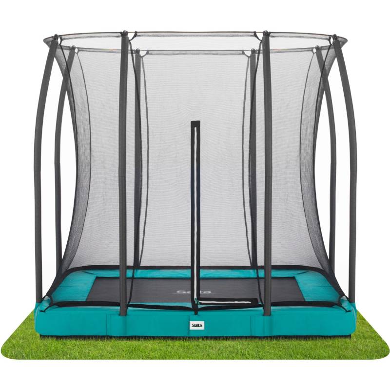 Salta Trampolin Comfort Edition Ground 214 cm x 153 cm Grün von Salta