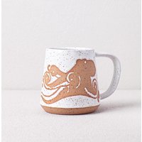 Oktopus Becher - Kraken Küstenbecher Küsten Wohndekor Handgemachter Keramikbecher Salz Der Erde Keramik Oktopus Becher - Kraken Küstenbecher Küsten Wohndekor Handgemachter Keramikbecher Salz Der Erde Keramik von SaltoftheEarthNC