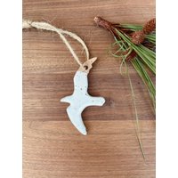 Vogelverzierung - Möwenverzierung Küstenverzierung Weihnachtsbaumverzierung Handgefertigte Keramikverzierung Salz Der Erde Öffner von SaltoftheEarthNC